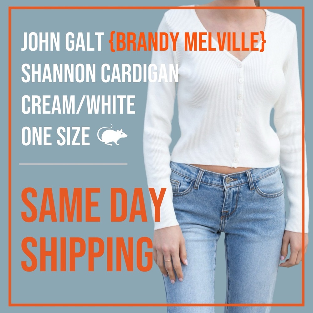 Brandy Melville Cream White Cardigan